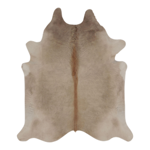 Rug & Kilim’s Large Cowhide Rug in Warm Beige and Cream Tones