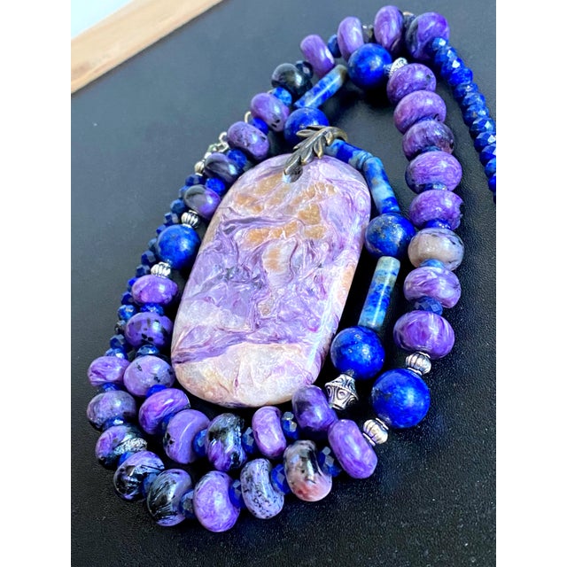 A striking celebration of color, scale, and natural artistry, this one-of-a-kind statement necklace showcases an...