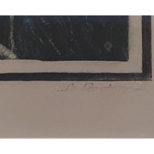 Mid 19th Century "Vue de San Francisco" Hand Colored Aquatint, Framed For Sale - Image 4 of 7