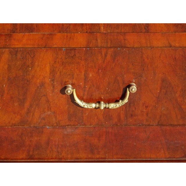 Purple Chest of Drawers in Mahogany Veneer with White Marble Top For Sale - Image 8 of 18