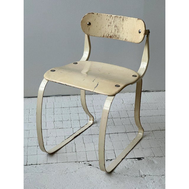 Herman A. Sperlich Vintage Herman Sperlich Health Chair for Ironrite Corporation, Circa 1930s For Sale - Image 4 of 12