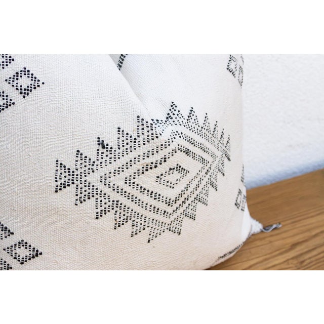 Moroccan 24" Fez Sundial Moroccan Silk Pillow For Sale - Image 3 of 7