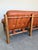 Orange Mid Century Brazilian Sergio Rodriguez Style Cognac Leather Sofa For Sale - Image 8 of 12