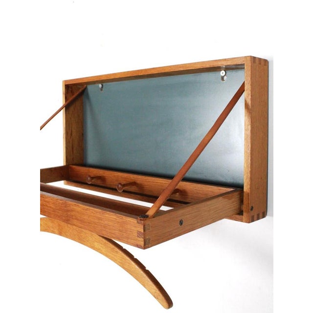 1960s Folding Coat Hanger by Adam Hoff & Poul Østergaard for Virum Møbelsnedkeri, 1960s For Sale - Image 5 of 8