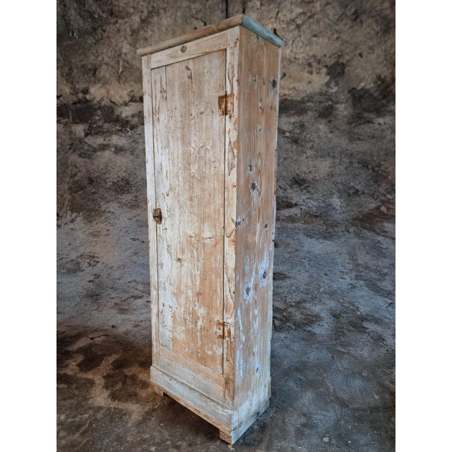 Rustic Antique French Work Cabinet, 1900-1920 For Sale - Image 3 of 18