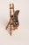 1970s Vintage Diminutive Scorched Bamboo Tabletop Easel / Picture Display For Sale - Image 5 of 18