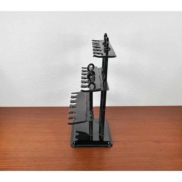 Mid-Century German Metal Office Rubber Stamp Holder and 3 Stamps, 1960s, Set of 4 For Sale - Image 16 of 18