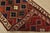 Qashqai Rug 3’8” X 6’7” Red Wool Vintage Tribal Hand-Knotted Oriental Carpet For Sale - Image 12 of 13