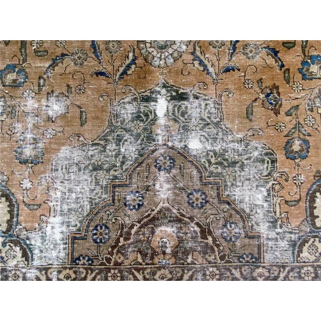 Vintage Middle Eastern Hand-Knotted Rug For Sale - Image 4 of 6