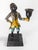 Shabby Chic 20th Century Decorative Bronze Painted Monkey Butler Candle Stick Holder For Sale - Image 3 of 14