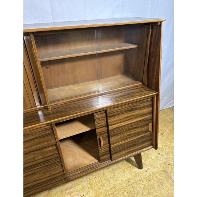 Wood Mid-Century Retro Walnut Drinks Cabinet from F.D. Welters, 1960s For Sale - Image 7 of 15