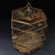 Chinese Vintage Chinese Huali Rosewood Hexagonal Bird Cage With Gemstone Inlays and Bronze Hook For Sale - Image 3 of 9