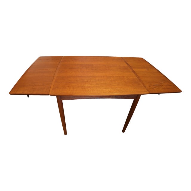 Teak Dining Table with Double Extension by Poul Hundevad for Hundevad & Co., 1960s For Sale
