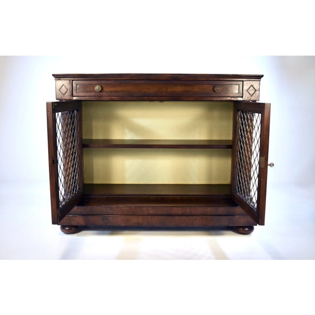 Gillows of Lancaster & London 1990s English Regency Bookcase Cabinet by John-Richard, Mahogany For Sale - Image 4 of 12