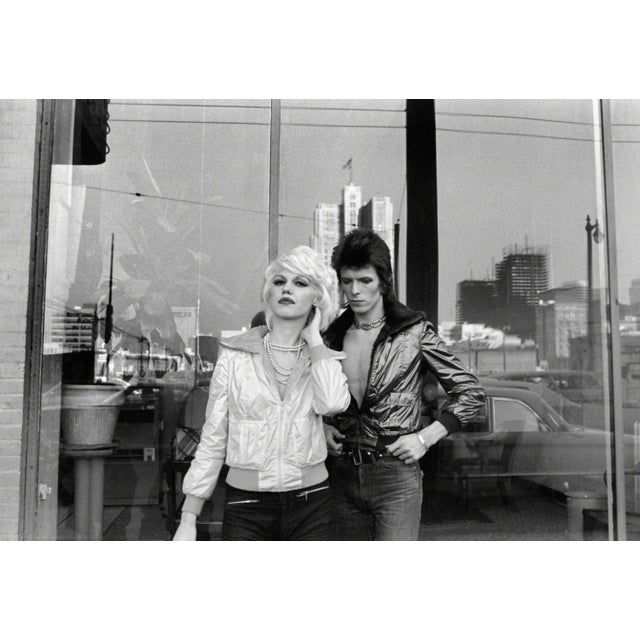 Bowie and Cyrinda Foxe, 1972, Archival Pigment Print For Sale