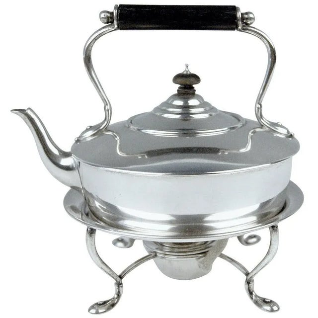 Metal Art Nouveau Sterling Silver Tea Pot from Barnard UK, London, 1895 For Sale - Image 7 of 7