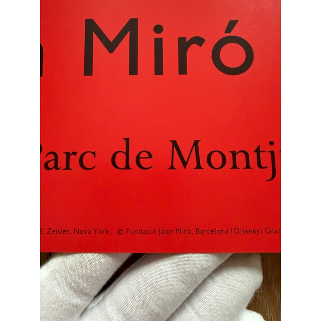 Red Joan Miró (1893-1983), Cap D'home, 1937, Copyright Fundació Joan Miró, Barcelona/Disseny..., 1993, Impres a Holanda/No. 728 For Sale - Image 8 of 10