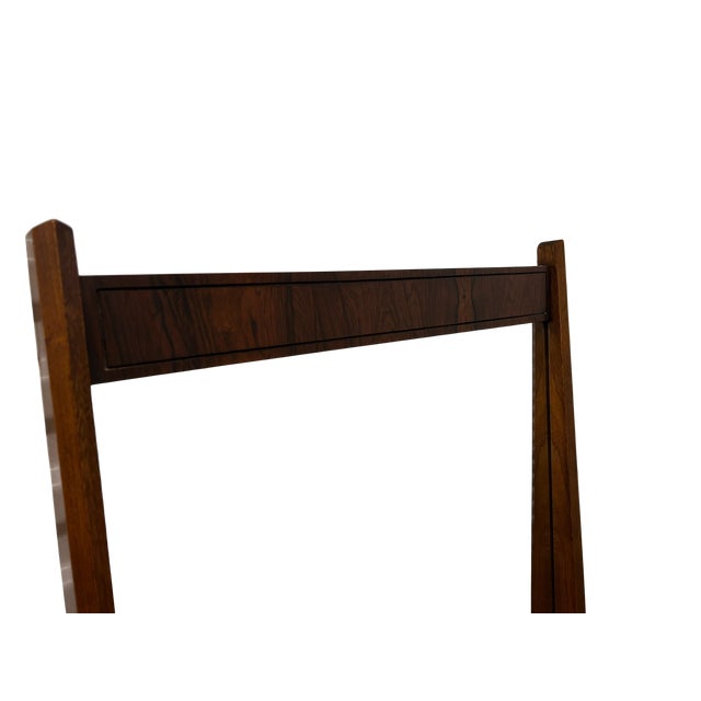 Mid-Century Modern Vintage Mid Century Modern Walnut & Rosewood Kent Coffey Perspecta Dresser / Wall Mirror For Sale - Image 3 of 9