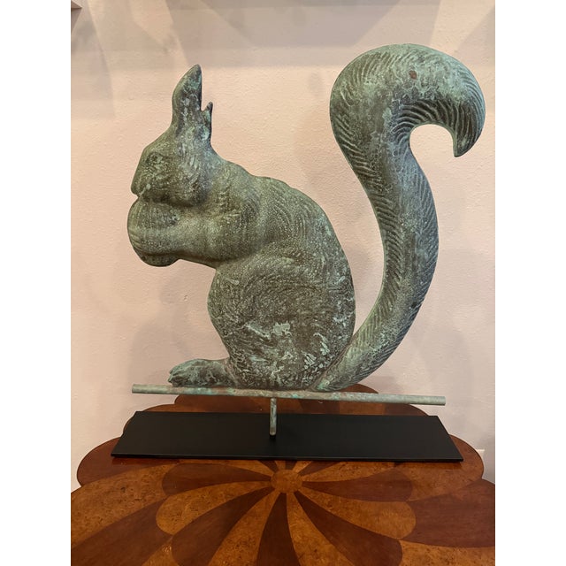 Metal Large 19th Century Copper Squirrel Weathervane, Attributed to e.g. Washburne & Co., New York, Ca. 1880–1900 For Sale - Image 7 of 7