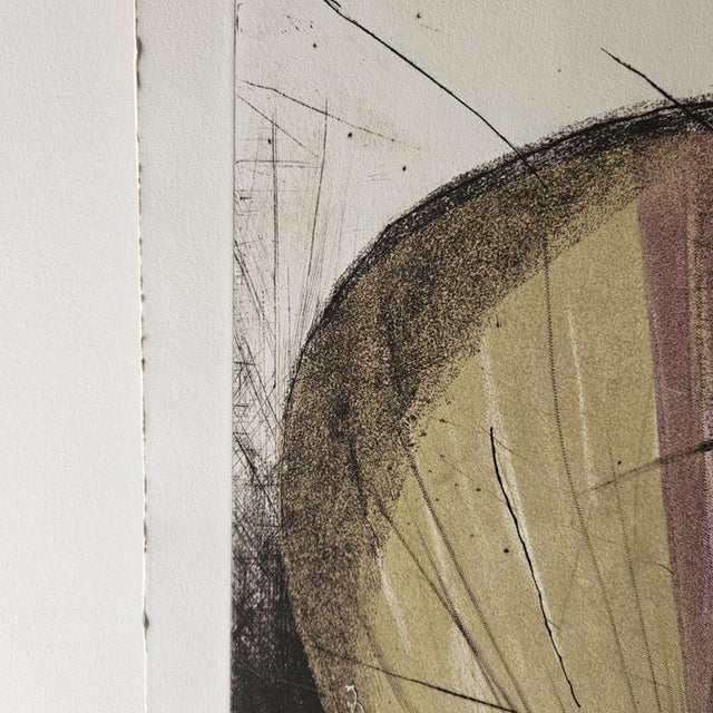 Antonia Dombrowsky, Composition, 1991, Color Etching For Sale - Image 8 of 11