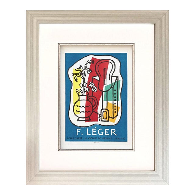 Leger Lithograph 34 Expo 1953 Art in Posters Framed For Sale
