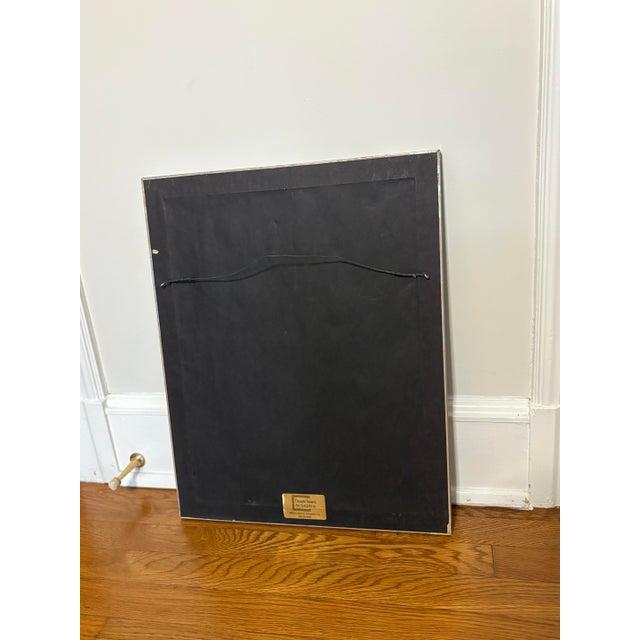 20th Century Nude With Head Scarf Charcoal on Paper by Bert Sanders For Sale - Image 6 of 6