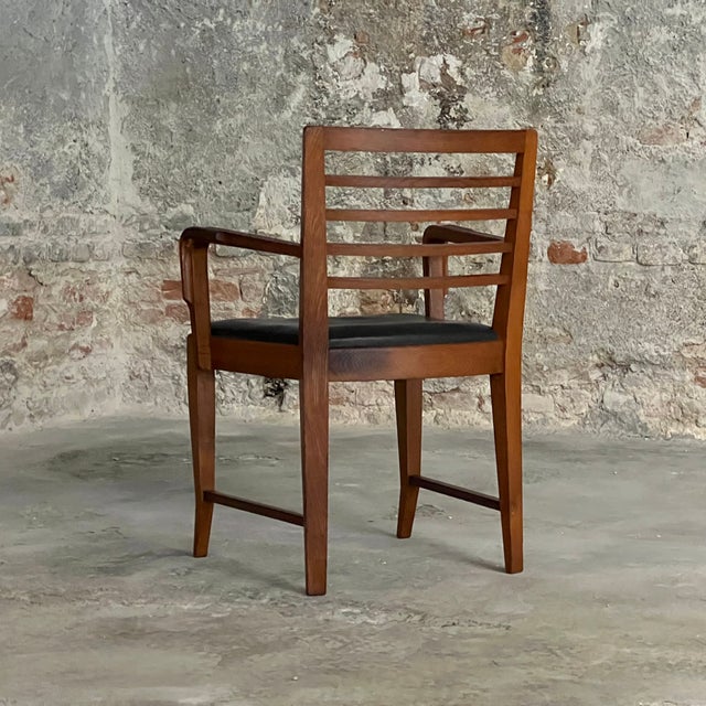 Black Armchair by Gio Ponti for Schirolli, 1950s For Sale - Image 8 of 15