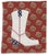 Ruby Claire the Cowboy Boot by Willa Heart in Brimfield Black Frame, Mini Art Print For Sale