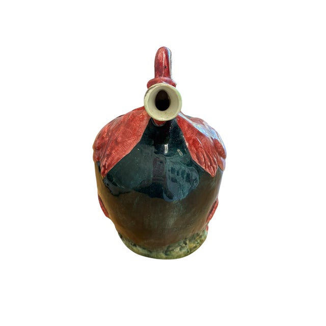 A rare and captivating antique figural flamingo jug dating to the 1890s, this remarkable European piece showcases a...