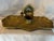 Rococo Antique Victorian Rococo Style Heavy Cast Brass Double Inkwell Desk Set With Pen Trays & Letter Slots - Signed R on Base For Sale - Image 3 of 4
