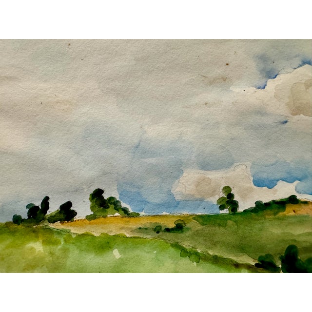 Original watercolor on paper by Henry Emil Salloch, also known as Heinz Emil Salloch, the German-born American artist and...