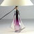 Purple Belgian Glass Table Lamp from Val St. Lambert, 1960s For Sale - Image 8 of 10
