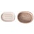 Artifacts Rattan Oval Soap Dish with Ceramic Insert, White WashA For Sale - Image 4 of 5