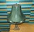 Vintage Table Lamp in Brass and Dark Green Satin Shade, 1920s For Sale - Image 10 of 13