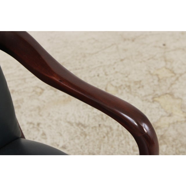 Hancock & Moore Leather Executive Desk Chair For Sale - Image 10 of 15