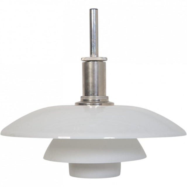 Glass Vintage PH4½/3½ Pendant Light by Poul Henningsen, 2000s For Sale - Image 7 of 7