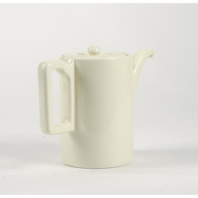 Teapot in Matt White Ceramic from U.S.S. F, 1950s For Sale - Image 6 of 10