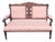 Late 19th Century Edwardian Style Victorian Era Carved Settee For Sale