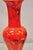 Ceramic Vintage Red Lava Drip Glazed Mid Century Modern Ceramic Pottery Vessel Vase Pair For Sale - Image 7 of 11