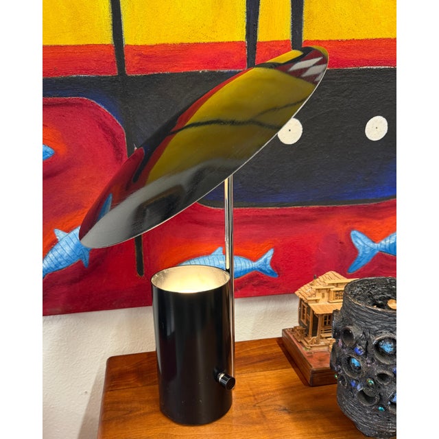 Mid-Century Modern 1980s George Nelson for Koch and Lowy Half Nelson Lamp For Sale - Image 3 of 18