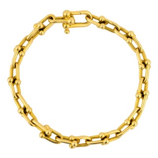 Tiffany & Co. 18k Yellow Gold HardWear Link Bracelet For Sale