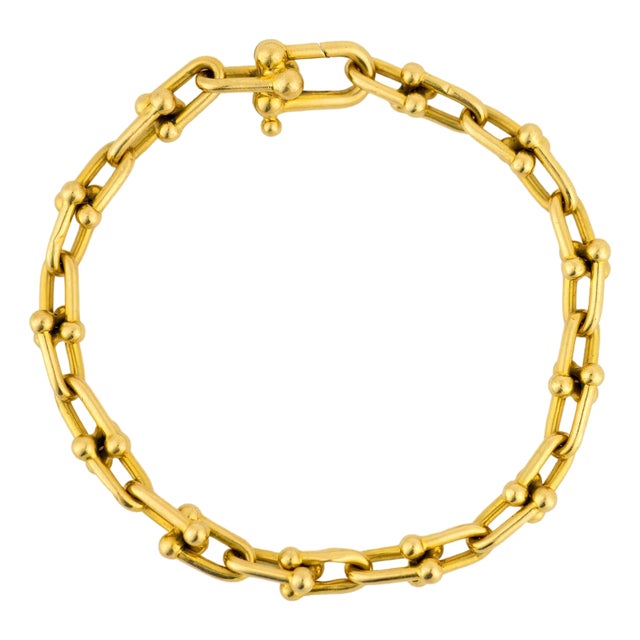 Tiffany & Co. 18k Yellow Gold HardWear Link Bracelet For Sale