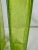 Art Glass MCM Vibrant Green Vintage Crackle Finish Rectangular 10" Vases-Pair! For Sale - Image 4 of 10