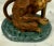English Vintage Petite Choses Monkey and Palm Tree Double Candlestick Holder Candelabra For Sale - Image 3 of 8