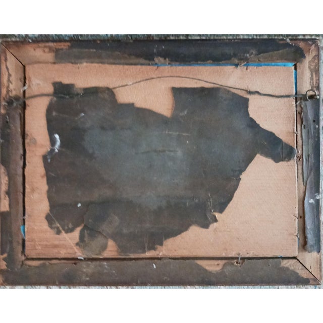 Mid 19th Century American Outdoor Still Life Painting - Oil on Board, 1873 For Sale - Image 5 of 5