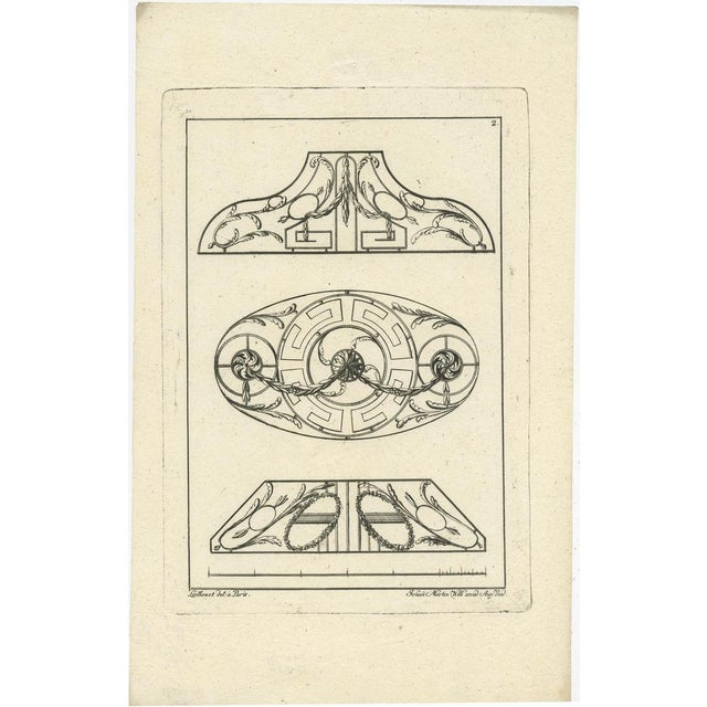 Johann Martin Will, Architecture Prints, 1780, Set of 4 For Sale - Image 4 of 6