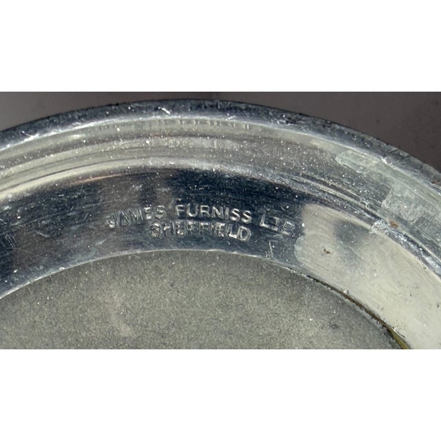 Vintage Handmade Polished Pewter Natural Stag Horn Glass Drinking Mug Stein Cup For Sale - Image 9 of 11