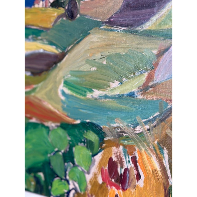 Doris Hennix, Landscape, 1948, Oil on Panel, Framed For Sale - Image 6 of 15