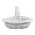 1980s French Country White Ceramic Trompe L’Oeil Woven Basket For Sale