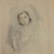 DETAILS An antique drypoint etching of a seated, half length portrait of a child identified as Margot Lux, a young girl...